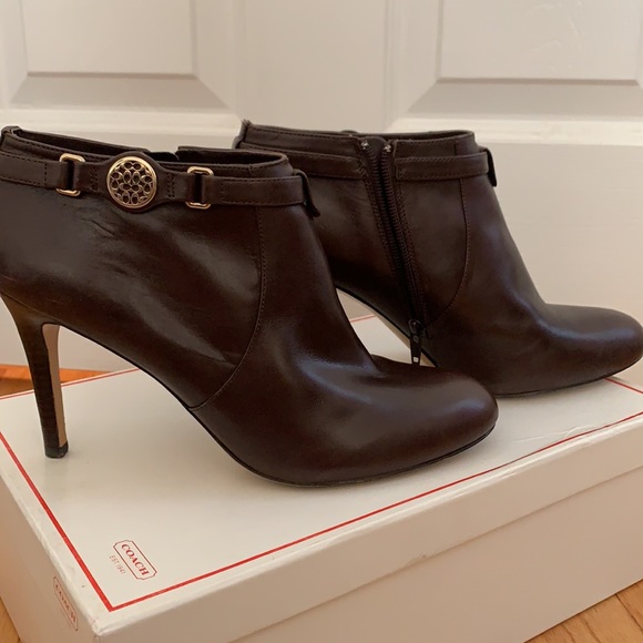 Coach Shoe Boot  size 9.5 Brown - Picture 5 of 5